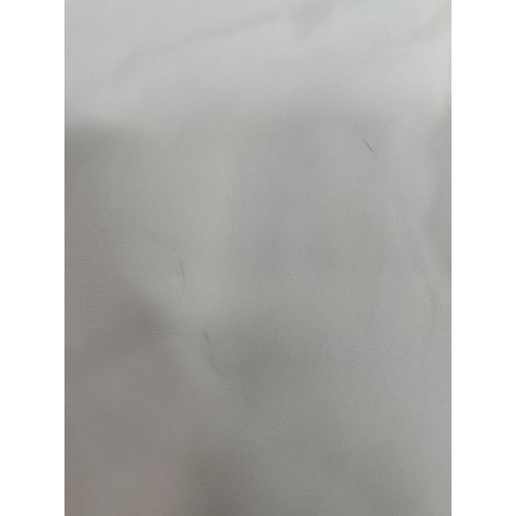 Bagatelle Faux Leather Women’s Cropped Pants L Wide Leg Peach Zip Button - Picture 14 of 14